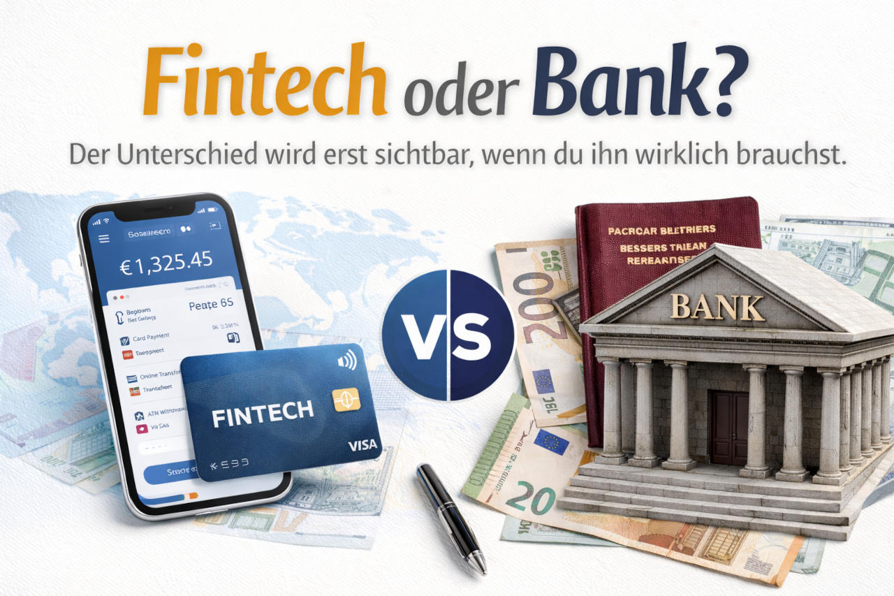 Fintech oder Bank